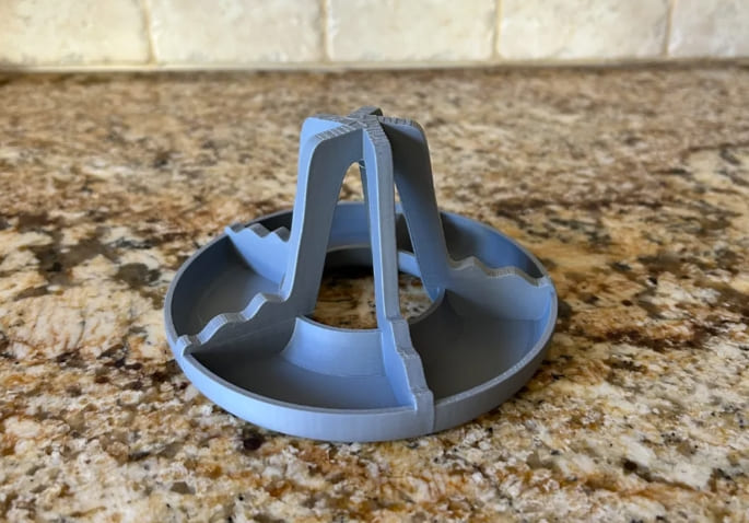 3d printed useful gadgets_3d printed bottle drying rack